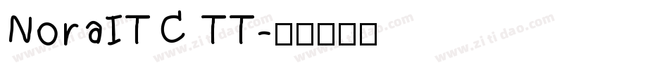 NoraITC TT字体转换